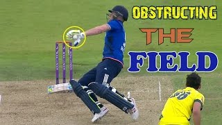 Obstructing the Field Compilation in Cricket ●► Cricket Weird Dismissals [upl. by Scheers]