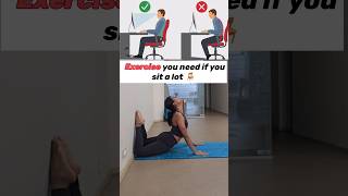 Sitting too much 🪑 Try this to correct posture improve flexibility amp relieve back pain backpain [upl. by Wagner213]