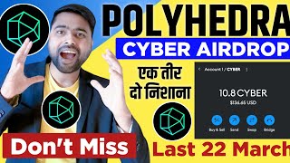 New Confirmed Airdrop  Polyhedra ZK amp CyberConnet  500 ZKCyber Airdrop Claim ✅ [upl. by Rhynd]