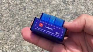 Foseal Bluetooth OBD 2 Scanner [upl. by Katy696]