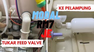 Baiki Valve Rosak Penapis air Coway melimpah  Ubahsuai DIY guna pelampung bypass jimat murah [upl. by Yt]