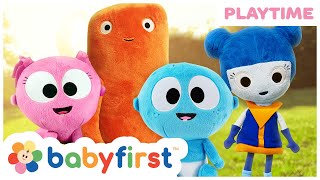 Toddler Learning Video  Picnic w Friends  Learn Shapes w Color Crew amp Googoo GaaGaa  BabyFirst TV [upl. by Patric]