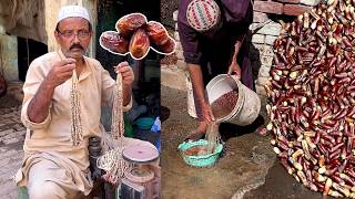 Incredible Process of Making Rosary  Tasbih  From Dates Seeds in Factory  Unique Skills [upl. by Tebzil]