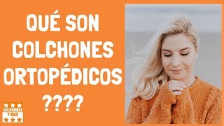 Qué son colchones ortopédicos 😮 [upl. by Yelsnit]