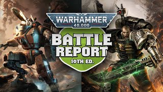 Deathwatch vs Tau Empire Warhammer 40k 10th Edition Battle Report Ep 16 [upl. by Ahsieyt]