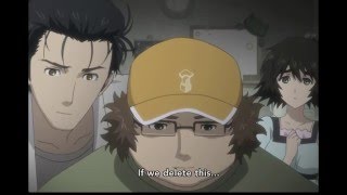 SteinsGate Farewell Scene  Eng Sub HD [upl. by Anaidirib]