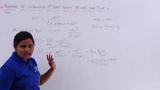 Time Response of Undamped Second Order System for Step Unit [upl. by Meredi]