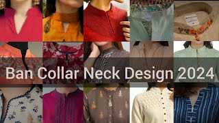 Easy Ban Collar Neck Design latest Neck Designs of kurta  Trends Creator [upl. by Notlad]