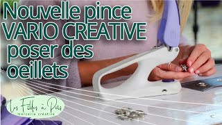 Poser des œillets avec la nouvelle pince Vario Creative Tool Prym Ergonomics [upl. by Seaddon]