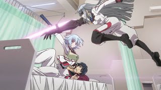 Infinite Stratos 2 Dub  Ichika on Tatenashis lap [upl. by Pelage]