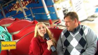 Raupenbahn Cranger Kirmes 2010 Besitzer im halloherne Interview [upl. by Jaret]