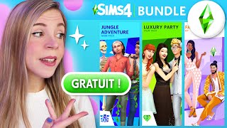 Des Packs SIMS 4 gratuits wow  🎉 [upl. by Jose774]