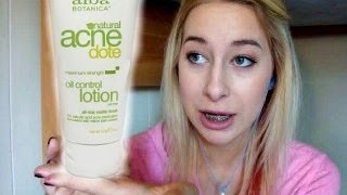 Alba Botanica Natural Acnedote Oil Control Lotion Review [upl. by Gotthard]