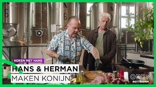 Hans amp kunstenaar Herman Lamers maken samen konijn  KOKEN MET HANS [upl. by Emmanuel]