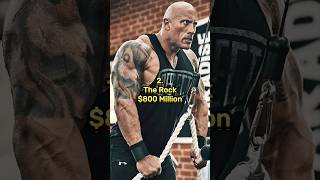 Top 5 Richest Wrestlers Of All Time 🤼‍♀️ shorts wwe rich [upl. by Knudson]