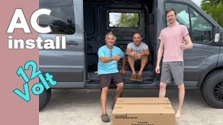 🚙 EP7Van Dometic CoolAir RTX 2000 12 Volt AC custom roof supports [upl. by Demahom]