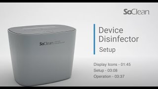 SoClean Disinfector Setup [upl. by Haseena]