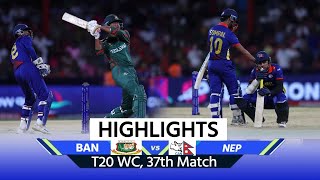 BAN vs NEP Highlights Bangladesh vs Nepal Match Highlights  Full Match Highlights [upl. by Salangi]