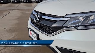 2015 Honda CRV LX Sport Utility S12867A St Paul Minneapolis Maplewood White Bear Lake Woodbur [upl. by Truitt662]