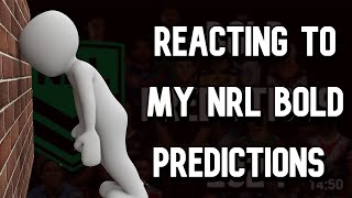 Reacting to my NRL 2024 Bold Predictions [upl. by Esoj910]