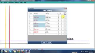 Weighbridge Software Training  Part  6  Field Setting [upl. by Adnauq]