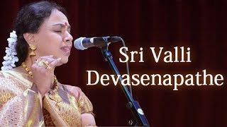 Sri Valli Devasenapathe  Sudha Raghunathan Live  Isai Ragam [upl. by Ratna31]