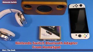 Nintendo Switch Bluetooth Adapter From HomeSpot [upl. by Ylaek]