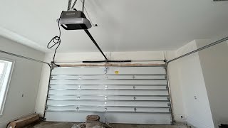 LiftMaster 87802 On Heavy Windload Garage Door [upl. by Cobb445]