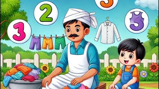 Dhobi Aaya Dhobi Aaya  A Fun Kids Song  Creative Kids Corner [upl. by Janyte]