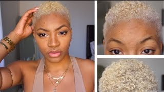 How to BLEACH NATURAL Hair AT HOME  Platinum blonde  Champagne blonde [upl. by Nanaj]