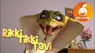 RIKKI TIKKI TAVI Episode 13  cartoons for kids  stories for children  Jungle book by R Kipling [upl. by Eireva]