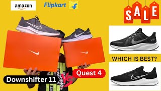 Nike Downshifter vs Nike Quest 4 Shoes Comparison  Downshifter 11 vs Quest 4 Comparison [upl. by Lucky]