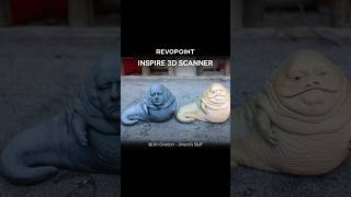 Revopoint INSPIRE 3D Scanner Face Scans and Transforming into Jabba [upl. by Sivra825]