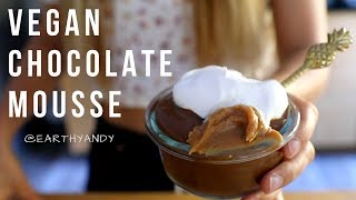 Vegan Chocolate Mousse  HOLIDAY TREATS [upl. by Iran]