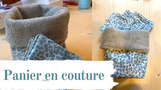 TUTO  Panier en couture  La Belle Mercerie [upl. by Kotz]