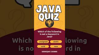 Java Quiz Daily 08  Test Your Java Skills [upl. by Ardnosal]