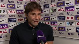 Spurs vs Leicester City 62  Antonio Conte post match Interview 🔥 [upl. by Safir]