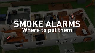 Smoke alarms  where to put them [upl. by Duane]