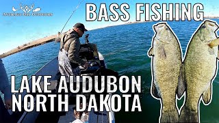 Small Mouth Bass Fishing  Lake Audubon North Dakota [upl. by Brand]