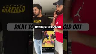 Diljit dosanjh tour tickets sold out diljitdosanjh concert shorts [upl. by Odnalra]