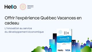 Session dinformation  Cartecadeau Québec Vacances en partenariat avec Hello [upl. by Erreid]