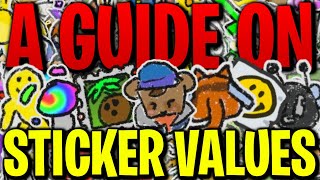 A guide on sticker values  Roblox bee swarm simulator [upl. by Hsreh552]