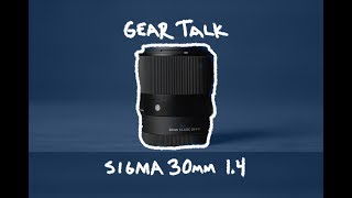 Sony Kit Lens vs Sigma 30mm 14  Sony a6300 [upl. by Nerta]