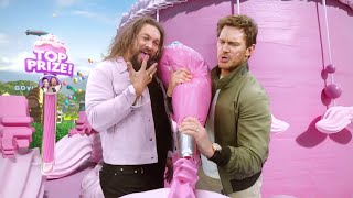 Monopoly Go Commercial 2024 Featuring Chris Pratt And Jason Momoa [upl. by Ellehcsar]