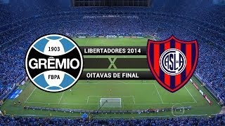 Pênaltis  Grêmio 2 x 4 San Lorenzo ARG  Libertadores 2014  30042014 [upl. by Tebzil480]