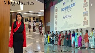 Northeast fest at Sharda University ⋆｡ﾟ☁︎｡⋆｡ ﾟ☾ ﾟ｡⋆ [upl. by Carlee]