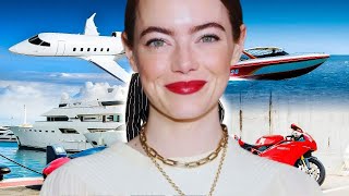 Emma Stone Lifestyle  Income HouseNet Worth Car Collection Mansion Private Jet etc [upl. by Alul895]