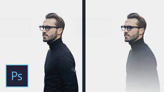 How To Make Fading Gradient Transparent Effect  Photoshop Tutorial [upl. by Uok]