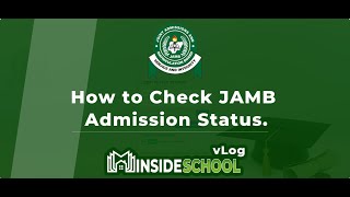 How to Check your JAMB Admission Status Online 2022 [upl. by Sivrup]