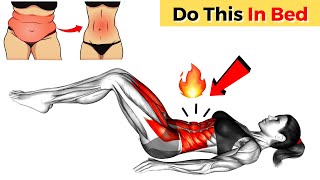 Do These 5 Exercises in Bed ➜Lose Hanging LOWER BELLY FAT  Get Flat Abs In 2 Weeks By Doing This [upl. by Palumbo277]